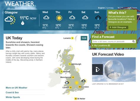 bbc weather uk official site.